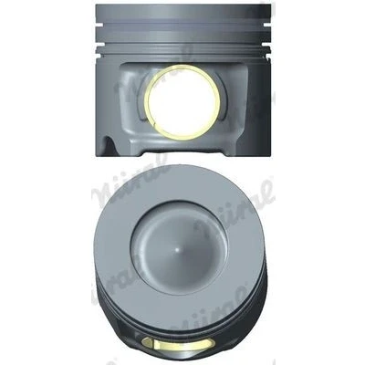 Bilde av NÜRAL 87 449700 40 Motorstempel 84 med hylse for boltnut, kjølekanal, kolberingbærer, trapesstempelstang BMW: 3 Touring
