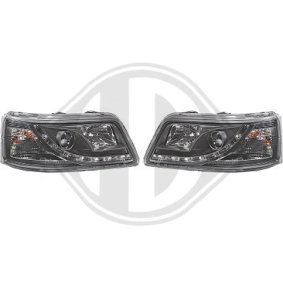 Bilde av DIEDERICHS HD Tuning 2272686 sett hovedfrontlys med motor for høydejustering hovedlys VOLKSWAGEN: Transporter 5
