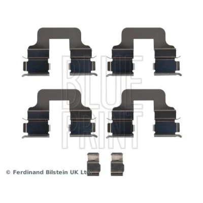 Bilde av BLUE PRINT ADBP480001 Tibehørsett, skivebremse belegg bakaksel BMW: 3 Sedan, Touring, 1 Hatchback, OPEL: Astra H Caravan, Zafira A