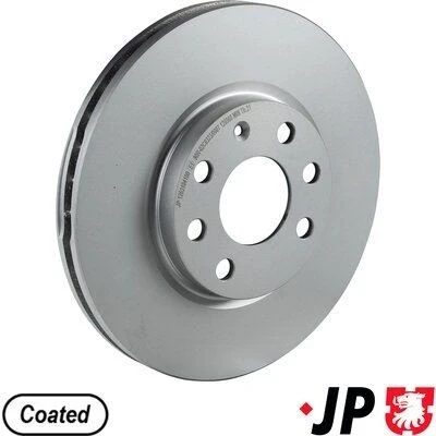 Bilde av JP GROUP 1263104100 Bremseskiver framaksel 260 24 4 ventilert belagt OPEL: Combo C Varebil / Stasjonsvogn, Meriva A, Corsa Hatchback