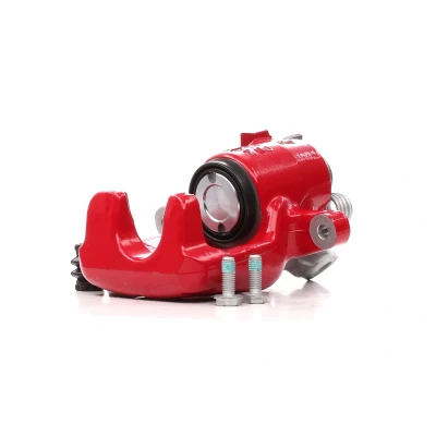 Bilde av ATE 24.3387 1729.5 Bremsecaliper Rød Aluminium uten holder VOLKSWAGEN: Golf 6, Plus / Crossgolf, Jetta 3, SKODA: Octavia 2 Combi