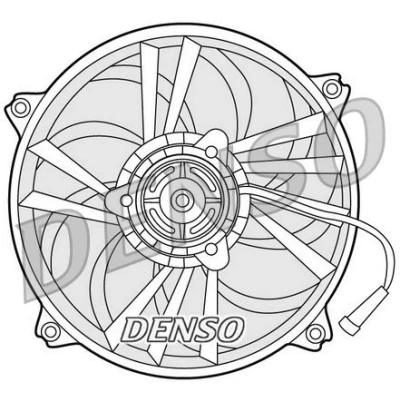 Bilde av DENSO DER21014 Kjølevifte 385 400 PEUGEOT: 307 Hatchback