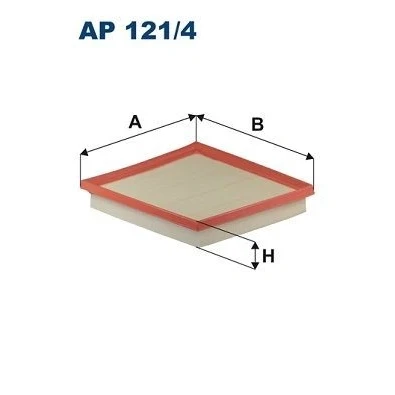 Bilde av FILTRON AP 121/4 Luftfilter 40,5 219 232 Filterinnsats