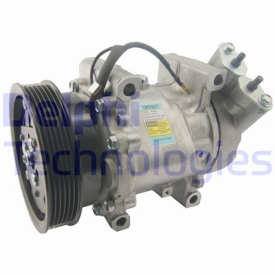 Bilde av DELPHI TSP0159277 Kompressor Sanden SD6V12 PAG 46 med kompressorlje RENAULT: Kangoo I