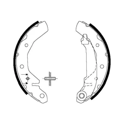 Bilde av KAVO PARTS KBS 1407 Bremsesko 180 30
