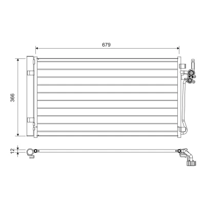 Bilde av Kondensator, klimaanlegg, land rover discovery sport, sport van, range evoque, evoque cabriolet, GJ3219710AA