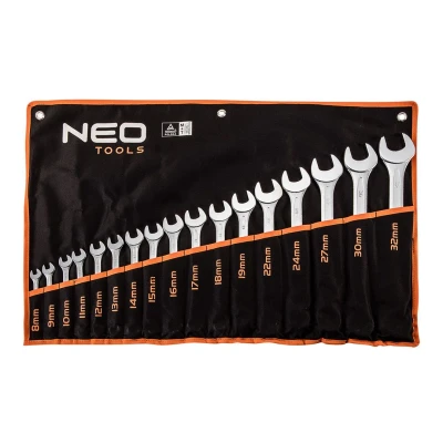 Bilde av NEO TOOLS 09 753 Kombinasjonsnøkkel 8,9,10,11,12,13,14, 15,16,17,18,19,22, 24,27,30,32 mm