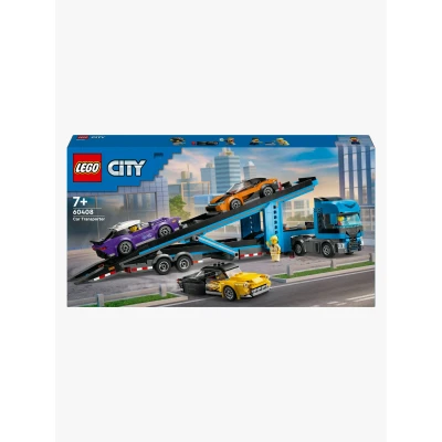 Bilde av LEGO City 60408 Biltransporter med sportsbiler Byggesett Plast