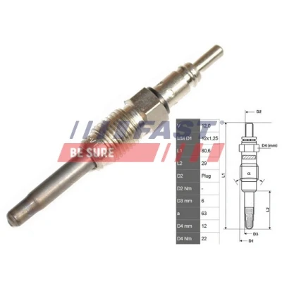 Bilde av Glødeplugg, alfa romeo,fiat,lancia, 60815294, 71713981
