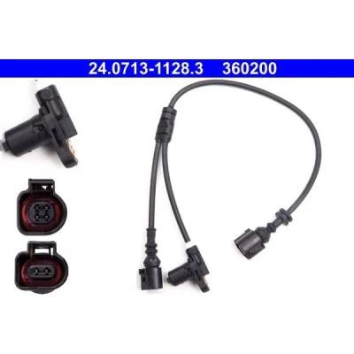 Bilde av ATE 24.0713 1128.3 ABS Sensor 474 klargjort for slitasjeindikator VOLKSWAGEN: Sharan I, SEAT: Alhambra I