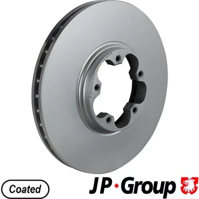 Bilde av JP GROUP 1563104300 Bremseskiver framaksel 276 24,5 5 ventilert belagt FORD: Transit Mk5 Flatvogn lastebil/Chassis, Minibuss