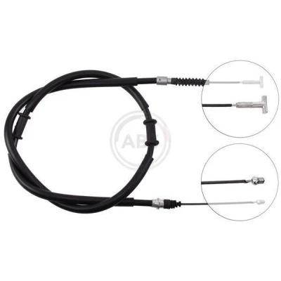 Bilde av A.B.S. K11696 Bremsekabel 1581 Skivebrems for høyre/venstre ratt ALFA ROMEO: GTV