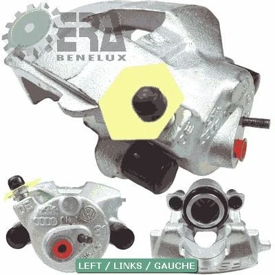 Bilde av ERA Benelux BC62670 Bremsecaliper framaksel venstre VOLKSWAGEN: Caddy 3, GOLF 5, 6, SKODA: Octavia 2 Combi, 1 Fabia