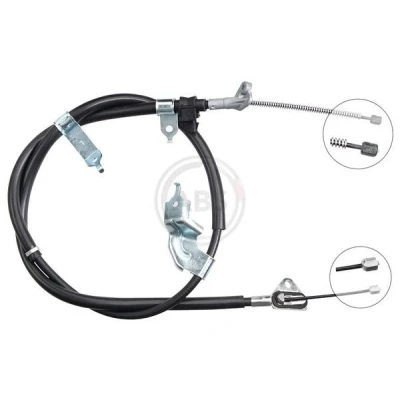 Bilde av A.B.S. K18964 Bremsekabel 1558 for høyre/venstre ratt TOYOTA: Yaris II Hatchback