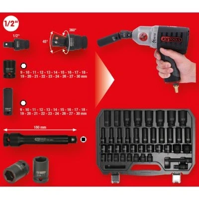 Bilde av KS TOOLS 515.0065 Kraftpipe sett
