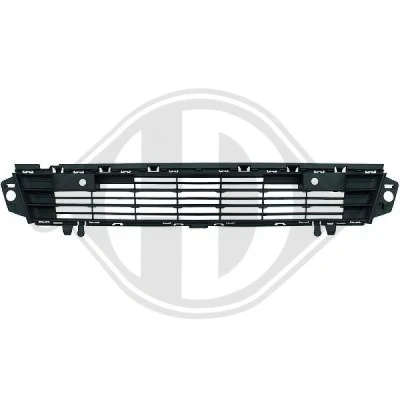 Bilde av DIEDERICHS 4013946 Ventilasjonsgitter foran for kjøretøy med parkeringshjelp CITROËN: Berlingo II, II Van, PEUGEOT: Partner Tepee