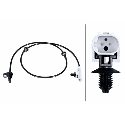 Bilde av HELLA 6PU 358 216 391 ABS Sensor med klammer Hall prinsipp 2 polet 892mm