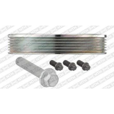 Bilde av SNR DPF359.33K1 Remskive Veivaksel 138 6 med skrue MINI: Countryman, Hatchback, BMW: 1 3 Sedan, PEUGEOT: 2008 Stasjonsvogn, 207 Hatchback