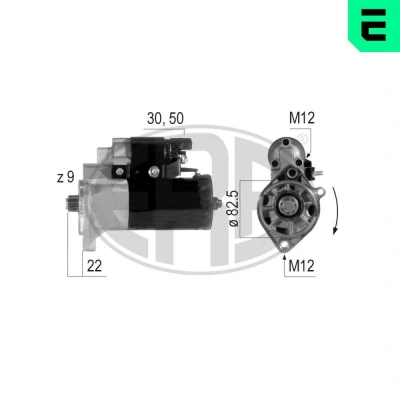 Bilde av ERA 220581A Starter 12 2 9