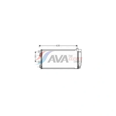 Bilde av PRASCO BWA5256D Kondensator med tørker 15,5 13,5 Aluminium 605 MINI: Hatchback