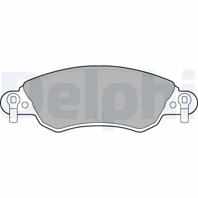 Bilde av Bremseklosser sett, Framaksel, citroën c5 i, ii, 4252.14, 4252.87