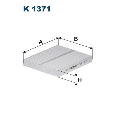 Bilde av FILTRON K 1371 Kupéfilter Partikkelfilter 229,5 200 30