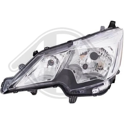 Bilde av DIEDERICHS 5831081 Frontlykter venstre H4, HY21W, W5W Halogen uten motor for høydejustering hovedlys
