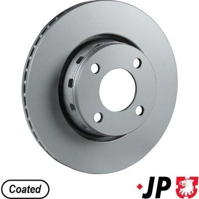 Bilde av JP GROUP 1163112200 Bremseskiver framaksel 280 22 4 ventilert belagt AUDI: 80 B4 Sedan, Coupe B3, Cabriolet