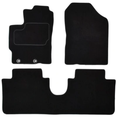 Bilde av MAMMOOTH A041 TOY385 PRM 01 Gulvmatte sett Tekstil foran og bak 3 svart TOYOTA: Yaris III Hatchback