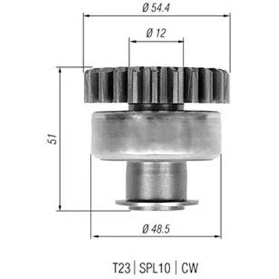 Bilde av MAGNETI MARELLI 940113020328 Lite tannhjul, starter