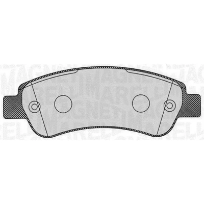 Bilde av MAGNETI MARELLI 363916060191 Bremseklosser FIAT: Ducato III Flatvogn lastebil / Chassis, Minibuss, Van, PEUGEOT: Boxer Minibuss