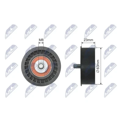Bilde av Styrerulle kilerem tannrem, chevrolet,opel,saab,vauxhall, 55350580, 56 36 416, 426, 455, 5636416, 5636426, 5636455, 90412730