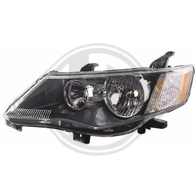Bilde av DIEDERICHS 5847881 Frontlykter venstre HB3, HB3/HB4, HB4 svart MITSUBISHI: Outlander 2 SUV