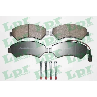 Bilde av LPR 05P1288 Bremseklosser med skruer FIAT: Ducato III Flatvogn lastebil / Chassis, Minibuss, Van, PEUGEOT: Boxer Minibuss