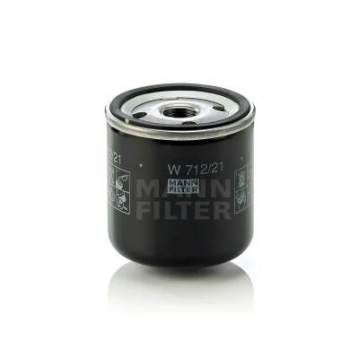 Bilde av MANN FILTER W 712/21 Oljefilter 3/4 16 UNF med en retursperreventil Påskruingsfilter CHRYSLER: PT Cruiser Stasjonsvogn, Stratus Cabrio, Saratoga III