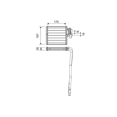 Bilde av VALEO 811510 Varmeveksler FORD: FIESTA 6