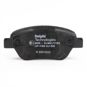 Bilde av DELPHI LP1772 Bremseklosser med akustisk slitasjevarsel uten antiskrike blikk tilbehør NISSAN: Pathfinder 3, NP300 Navara Pick up, up