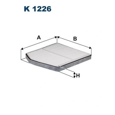 Bilde av FILTRON K 1226 Kupéfilter Partikkelfilter 282 254 26 VOLVO: S60 I, V70 2, XC70 I Cross Country