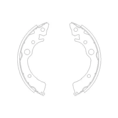 Bilde av KAVO PARTS KBS 2902 Bremsesko 180 30 HONDA: CRX 1