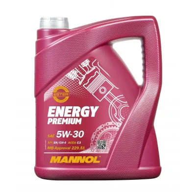 Bilde av Mannol Energy Premium 5W 30 5l Motorolje MN7908 5 MERCEDES BENZ: B Klasse, GLK, GLC SUV, TOYOTA: Auris Stasjonsvogn, Corolla Verso, RAV4 III SUV