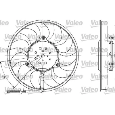 Bilde av VALEO 698611 Kjølevifte 280 12 250 AUDI: A4 B6/B7 Cabrio, A6 C5 Avant