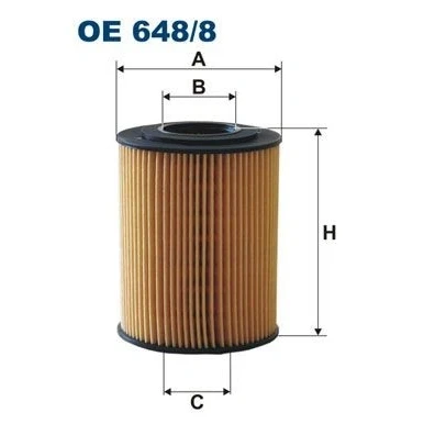 Bilde av Oljefilter, chevrolet,opel,vauxhall, 5650375, 8 98018 448Y, 98018448