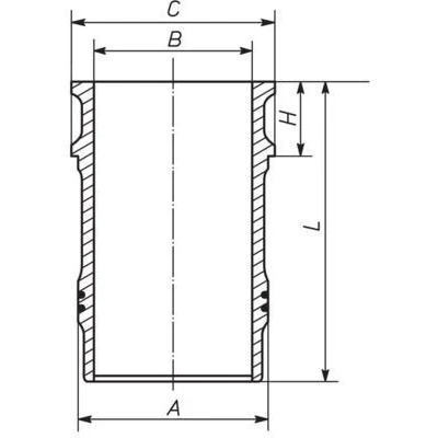 Bilde av MAHLE ORIGINAL 001 LW 00138 Sylinderhylse