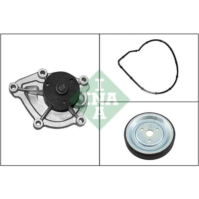 Bilde av INA 538 0466 30 Vannpumpe med reimskive tetning 125 for vifteremdrift BMW: 3 Sedan, Touring, MINI: Countryman, Hatchback, Clubman