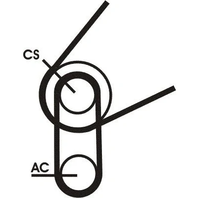 Bilde av CONTITECH CT709K1 Registerreimsett 95