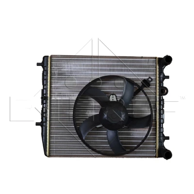 Bilde av NRF 53021 Radiator Aluminium 430 415 23 Kjøleribber satt sammen mekanisk SKODA: Fabia 2, 1 Combi, VOLKSWAGEN: Polo IV Hatchback