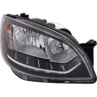 Bilde av DIEDERICHS 7851180 Frontlykter høyre H7/H7, LED med kjørelys (LED) motor for høydejustering hovedlys