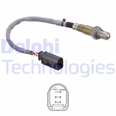 Bilde av DELPHI ES21133 12B1 Lambdasonde planarsonde, oppvarmet MERCEDES BENZ: ML Klasse, Sprinter 3.5 T Flatvogn lastebil/Chassis, Vito Van