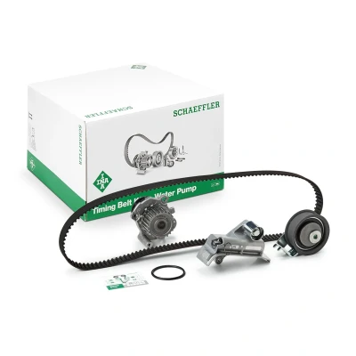 Bilde av INA 530 0345 30 Vannpumpe + Registerreimsett med vannpumpe, tilleggsmateriale VOLKSWAGEN: Golf 4, Bora Sedan, Sharan I, AUDI: A3 Hatchback
