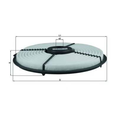 Bilde av MAHLE ORIGINAL LX 729 Luftfilter 47,0 256,0 263,5 Filterinnsats TOYOTA: Corolla VII Sedan, Starlet IV Hatchback, Compact